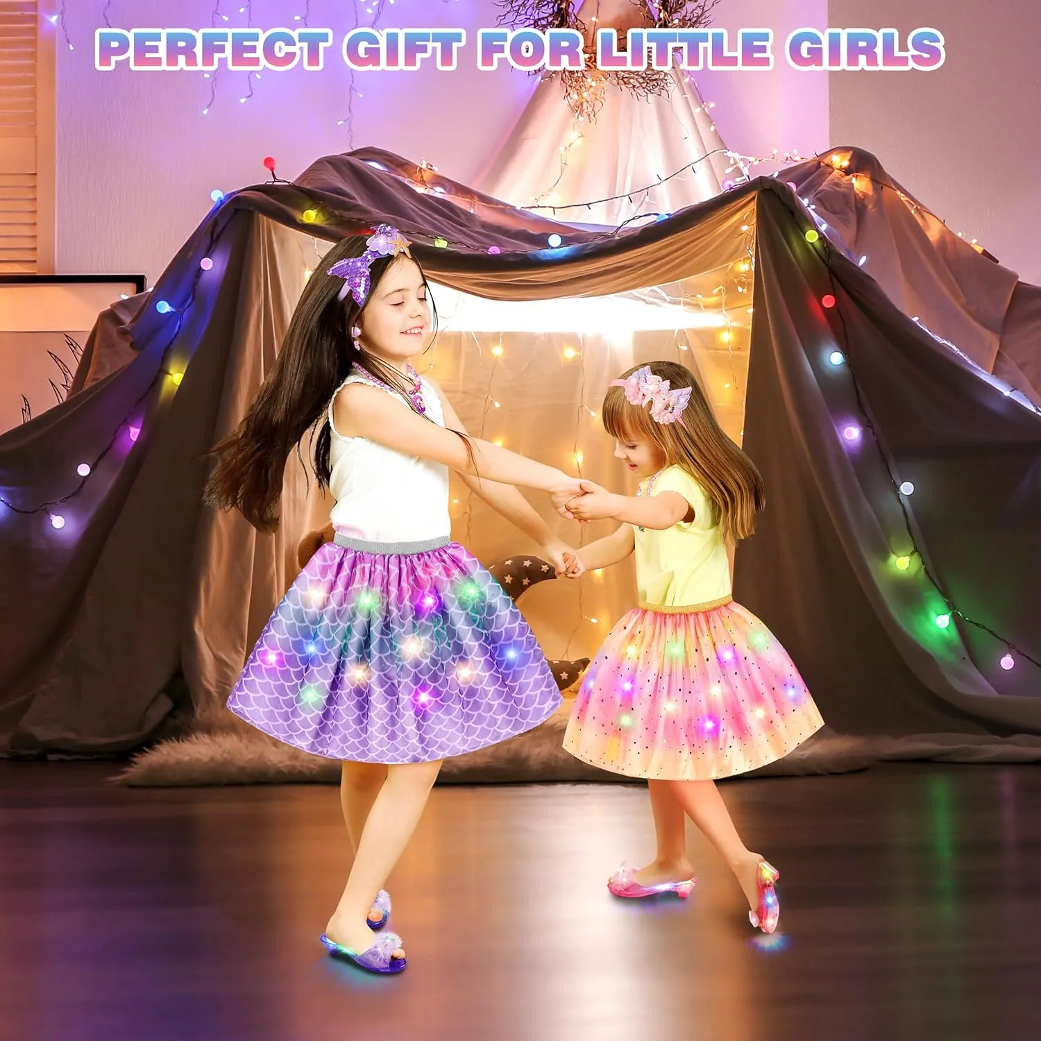 Princess Dress Up Toys & Jewelry Boutique,Girl Role Play Gifts,Kids Toys for 3-6 Years Girl Toddler B-Day Party Favors