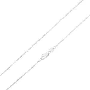 REAL Solid 14K Gold 0.8mm Box Chain Necklace For Women with Lobster Clasp