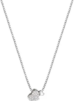 S925 sterling silver love necklace for women, light luxury, small design, ins, sweet and simple heart-shaped clavicle chain, girlfriend gift