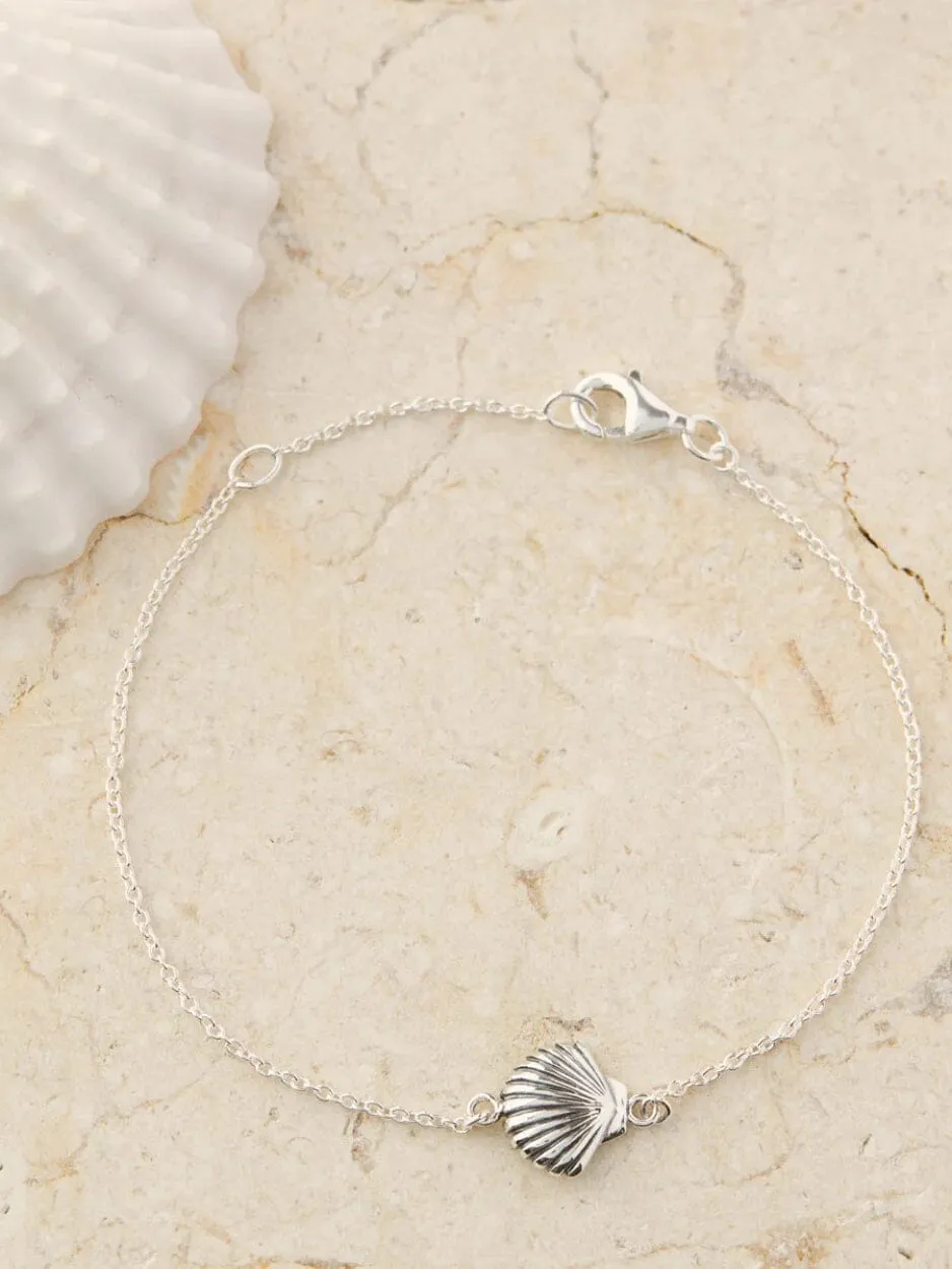 Seashell Bracelet - Silver