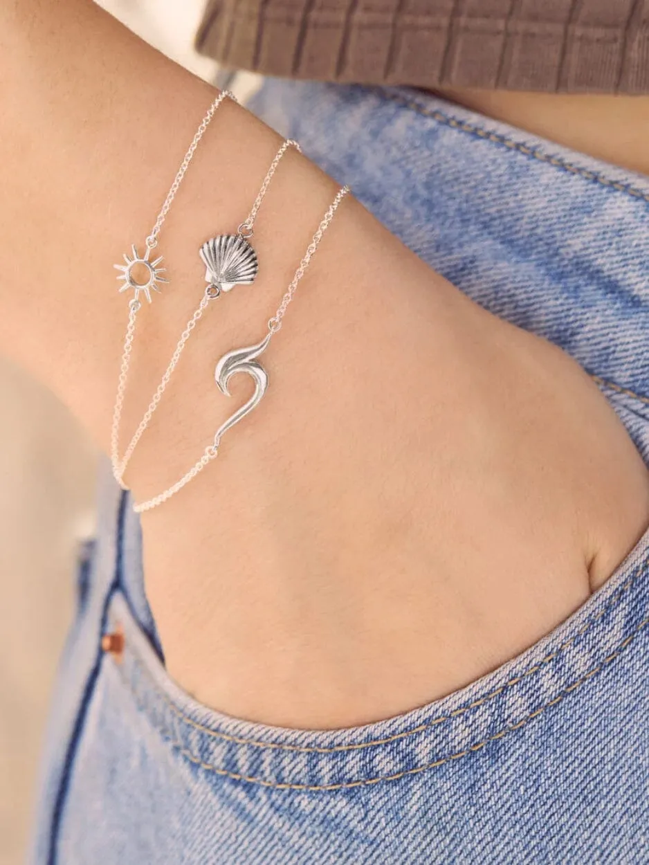 Seashell Bracelet - Silver