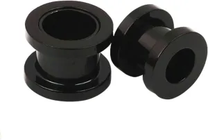 Stainless Steel Ear Tunnels 14Mm Black Black Hoop Ear Gauges Unique