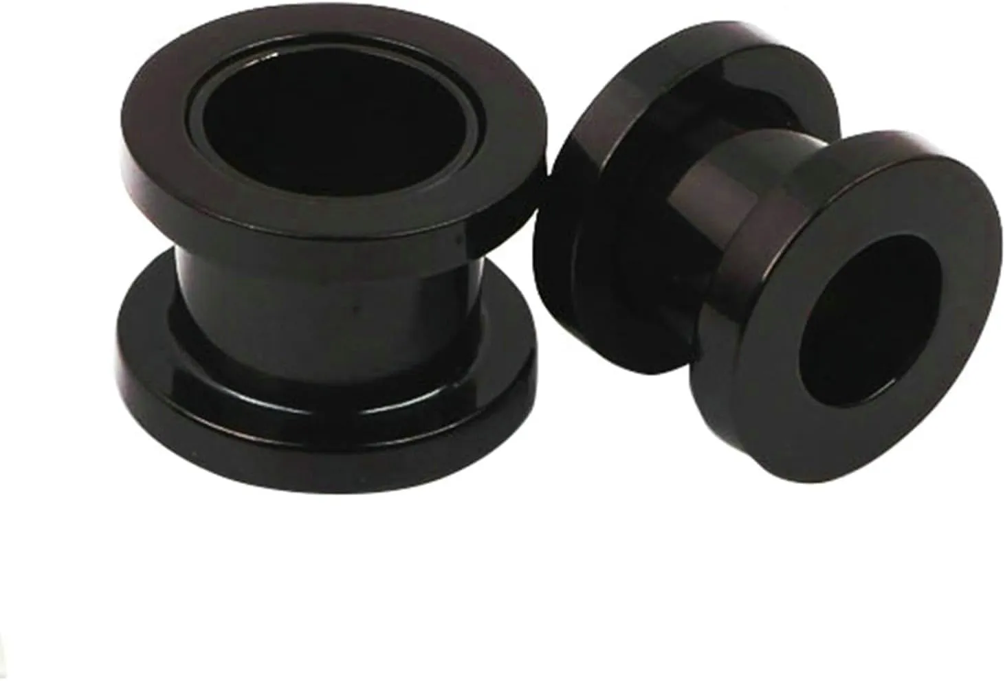 Stainless Steel Ear Tunnels 14Mm Black Black Hoop Ear Gauges Unique