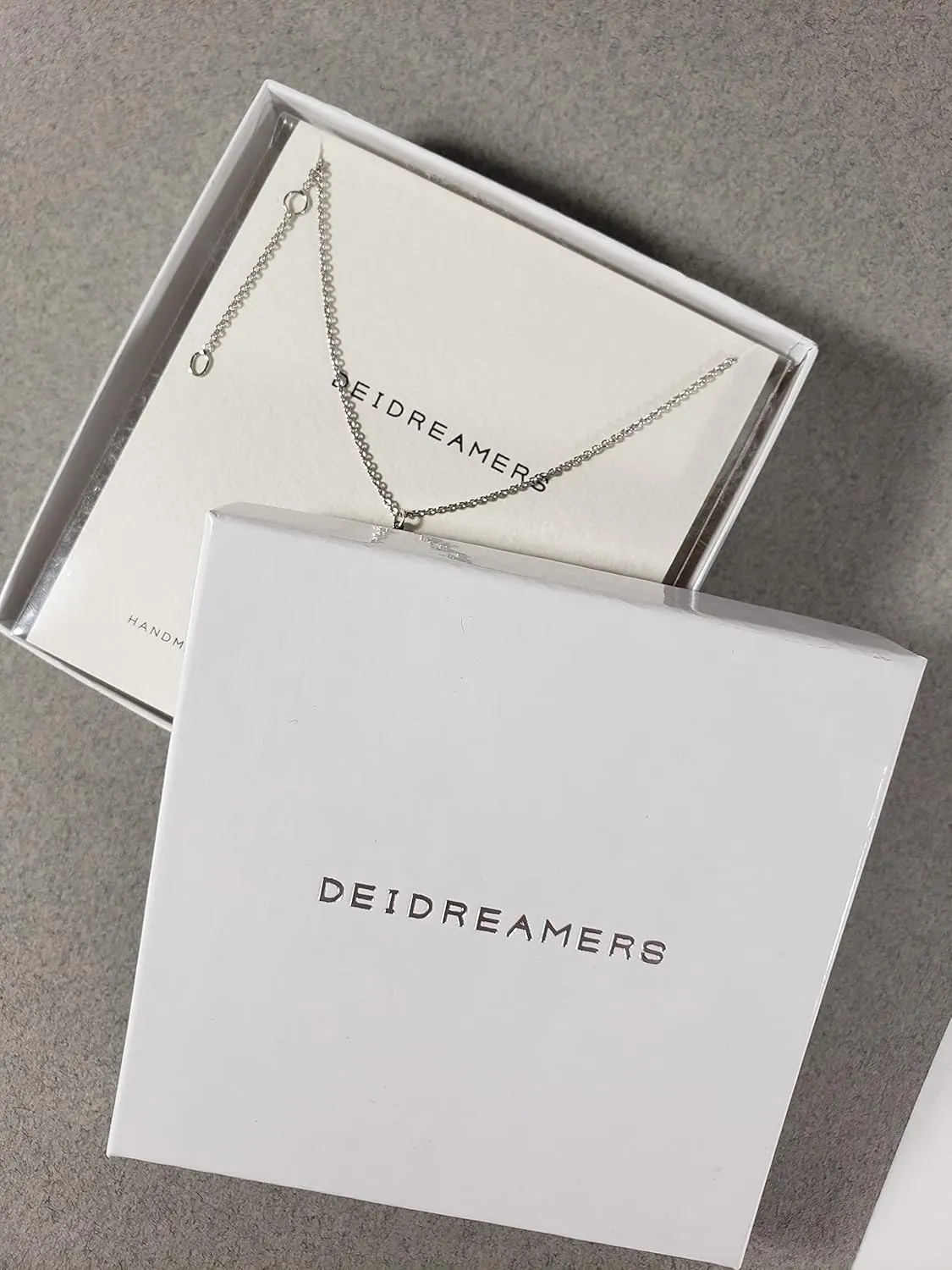 Sterling Silver Personalized Mini Letter Initials Necklace