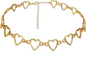 Suyi Choker Necklace - Simple Geometric Circle Choker Statement Clavicle Necklace for Women Necklace Jewerly
