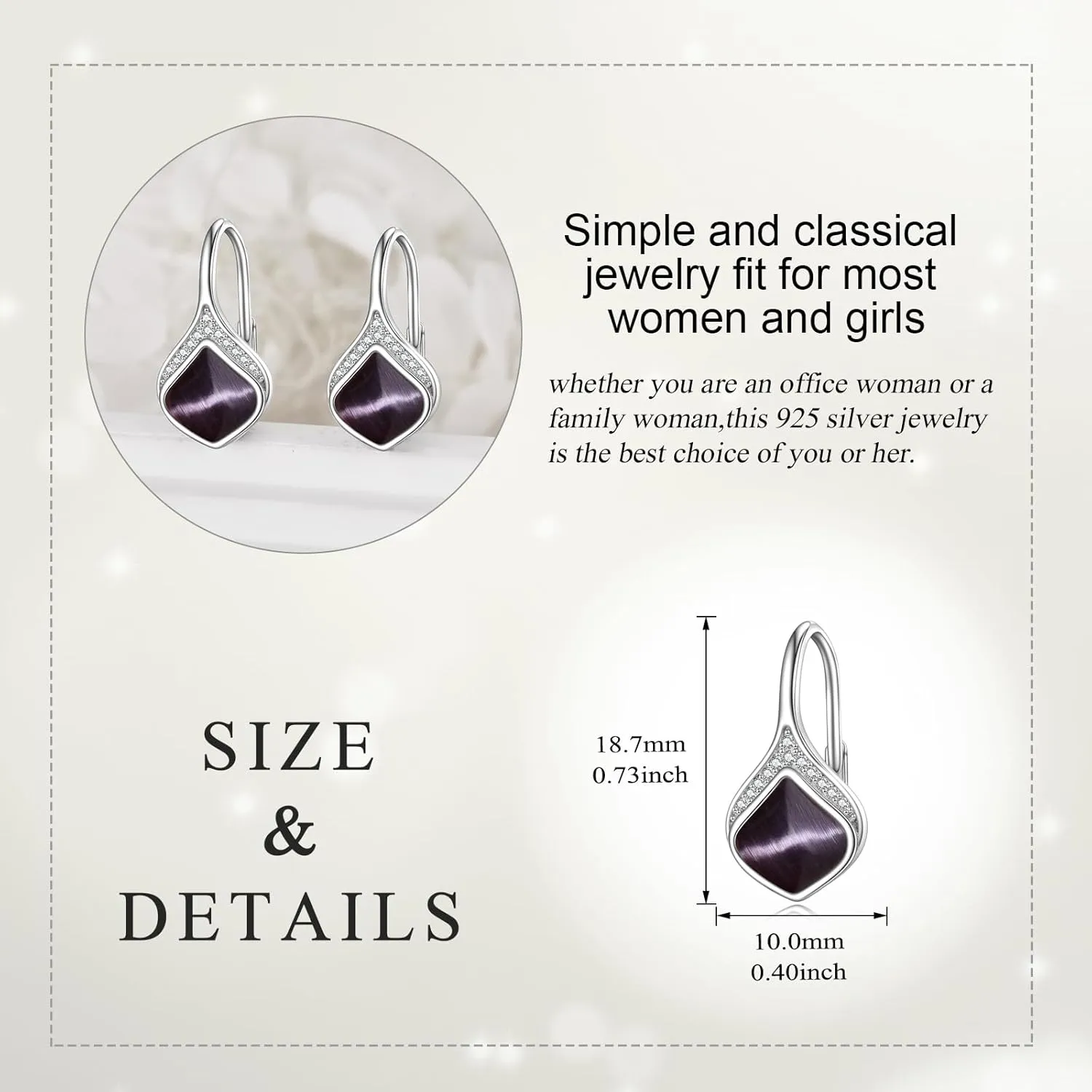 Teardrop Earrings Sterling Silver Filigree Irish Celtic Teardrop Drop Earrings Jewelry Gifts For Women
