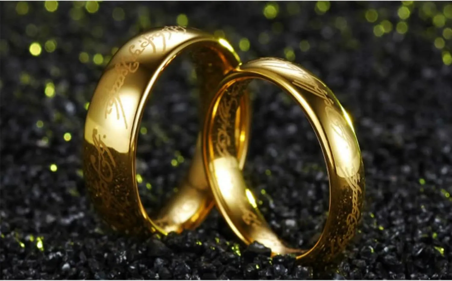 The One Ring to Rule Them All For Men & Women,Lord of The Rings, Hobbit Stainless Steel Rings of Power