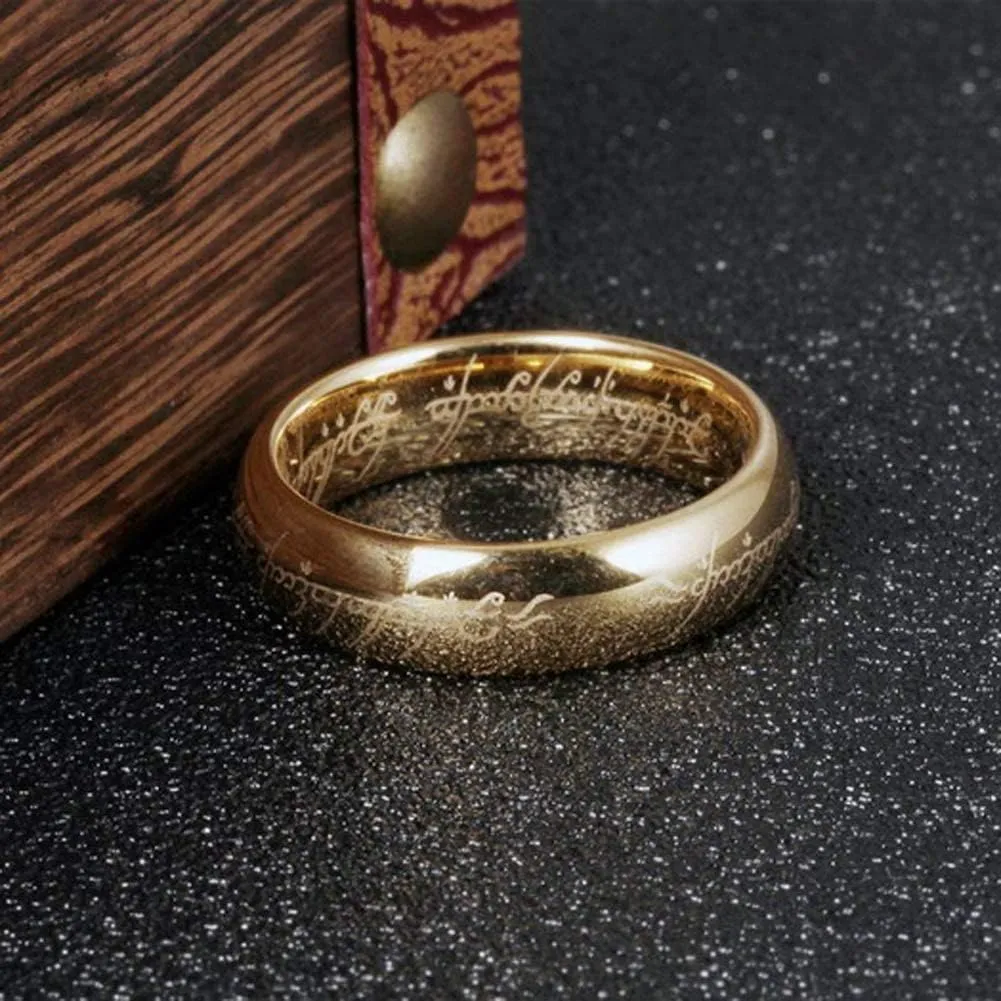 The One Ring to Rule Them All For Men & Women,Lord of The Rings, Hobbit Stainless Steel Rings of Power