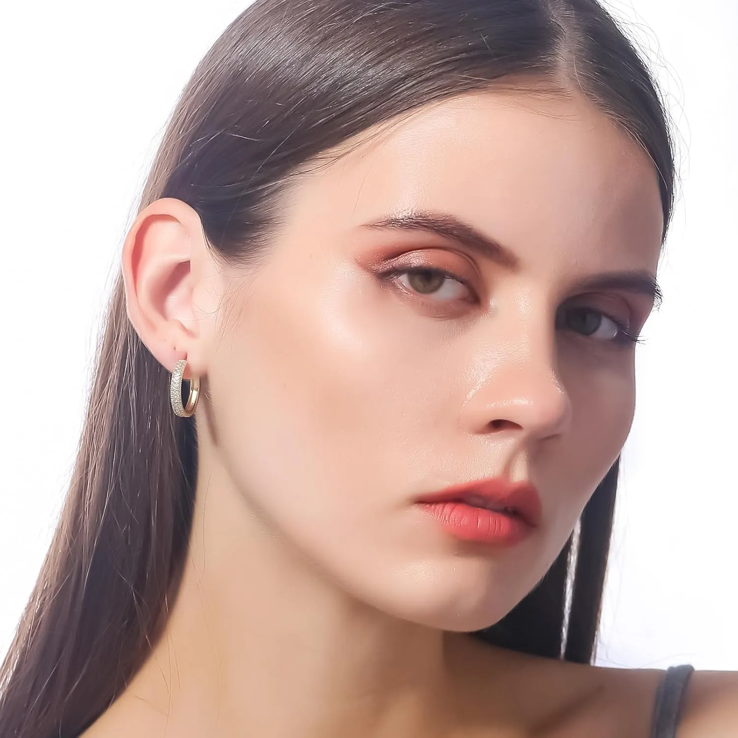 ToHeart Gold Huggies Earrings for Women Small Gold Hoop Earrings