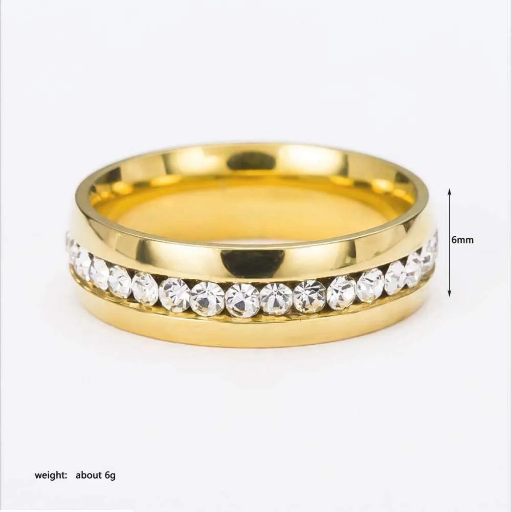 TWO RINGS His Hers Wedding Ring Sets Couples Rings Women's Black Gold Filled White CZ Wedding Engagement Ring Bridal Sets & Men's Titanium Wedding Band