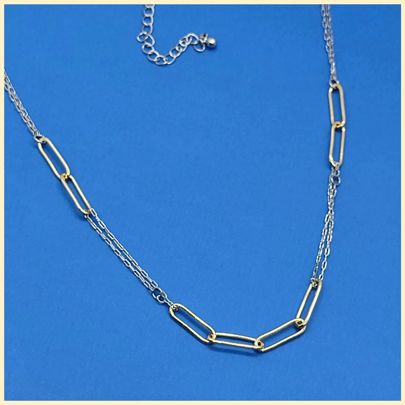 Two-Tone Chain Necklace