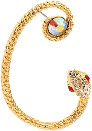 Unique Snake Shape Ear Cuffs Fashion Earrings Around Ear Jewelry for Women