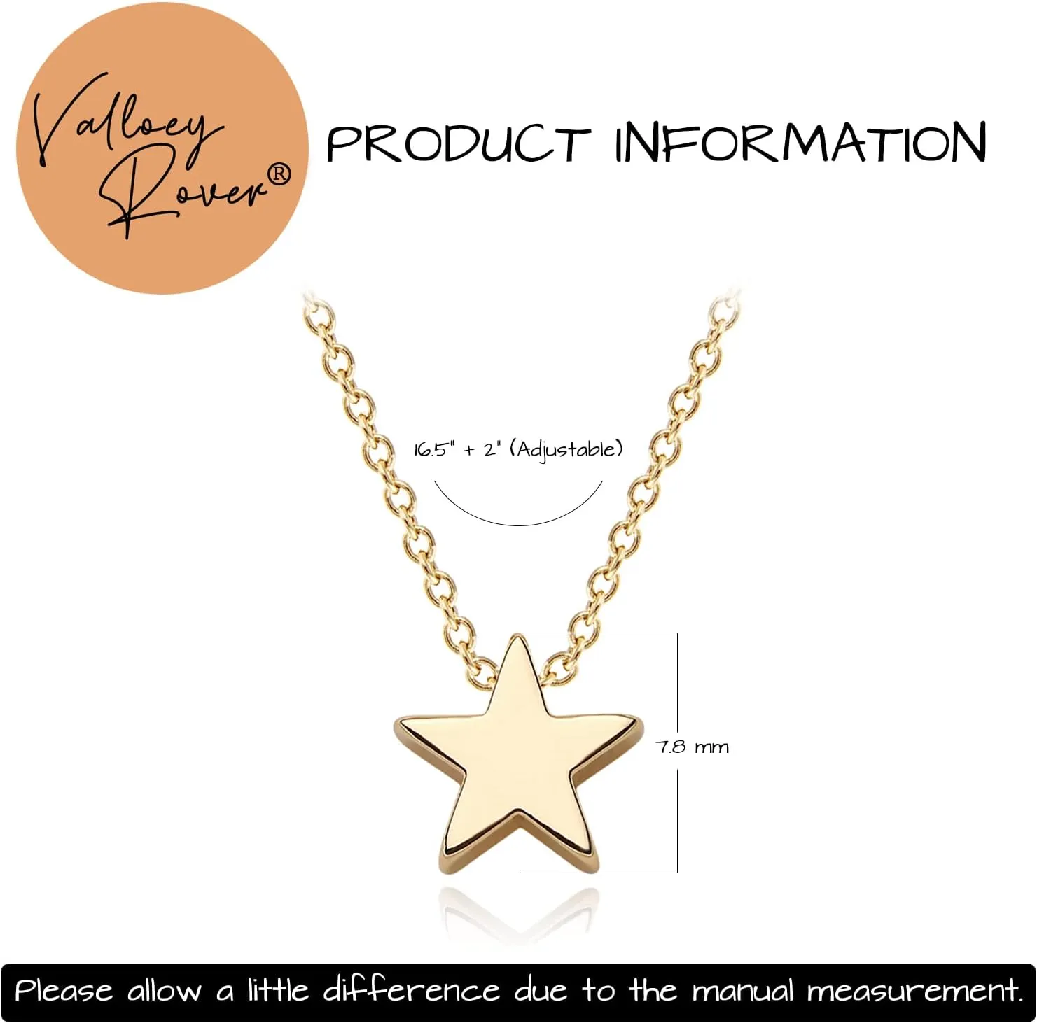 Valloey Rover Gold Necklace for Women 14K Gold Plated Circle Cubic Zirconia Pendant Necklace Dainty Twist Rope Chain Necklace Simple Jewelry Gift for Women