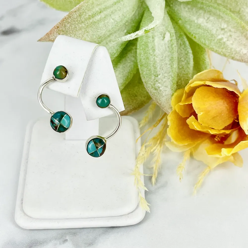 Whirlwind {turquosie} earrings