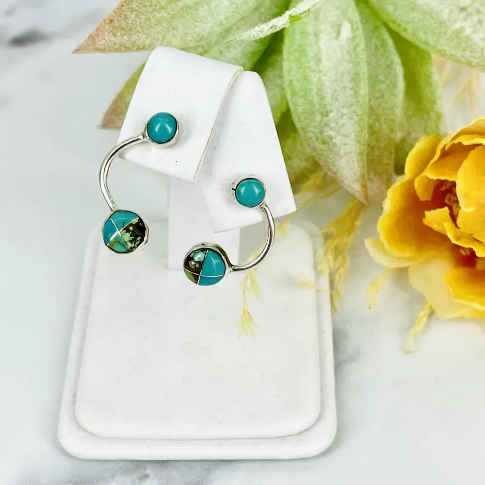 Whirlwind {turquosie} earrings