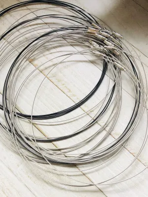 Wire Chains ~ metal or black