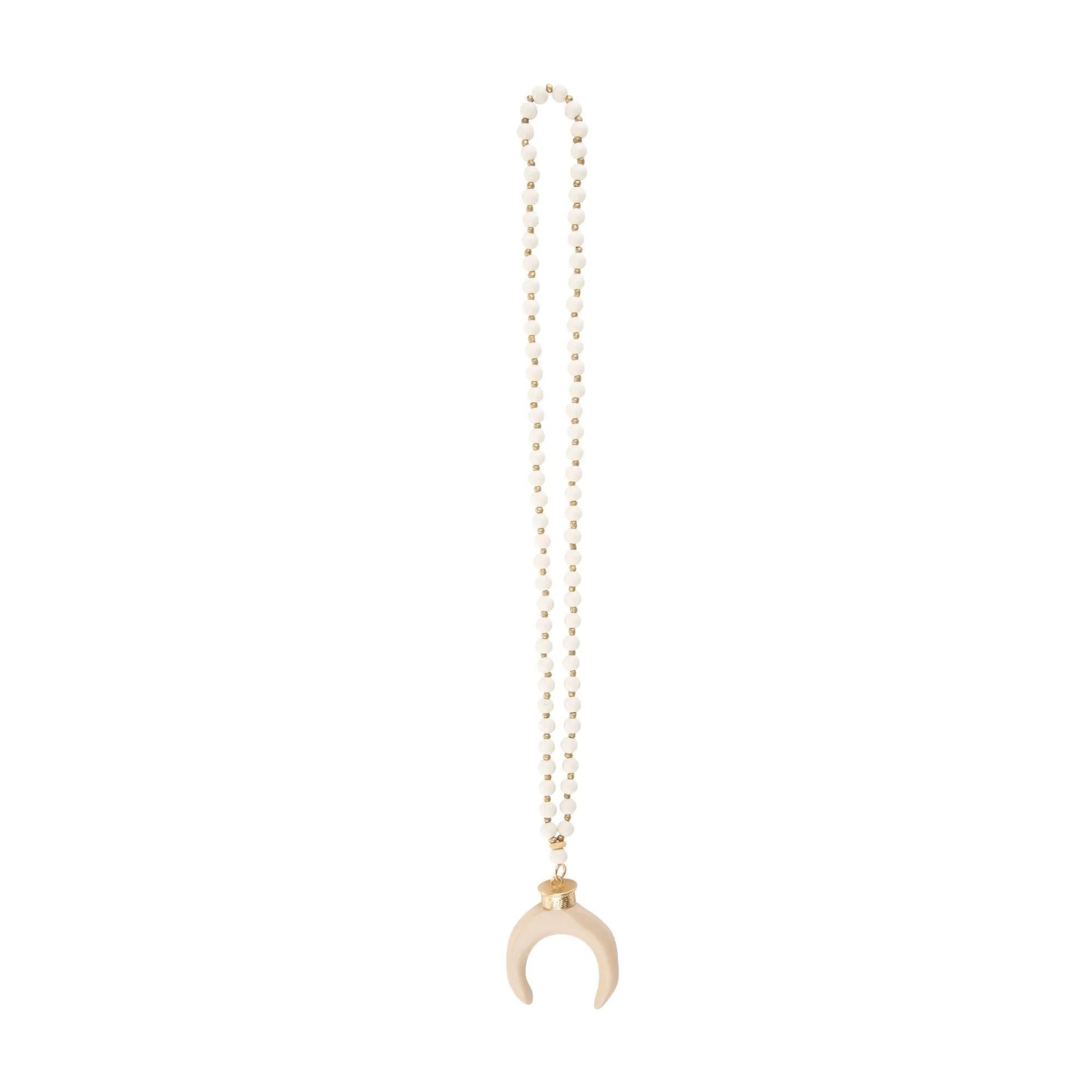 Wood Moon Necklace