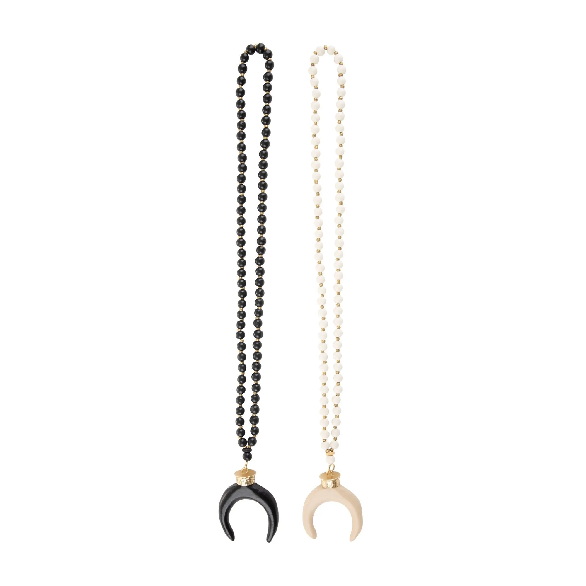 Wood Moon Necklace