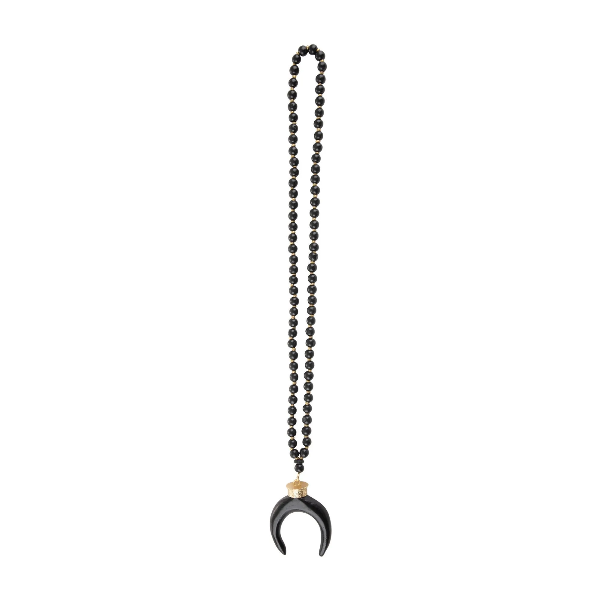 Wood Moon Necklace