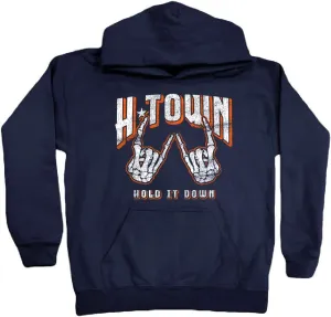 Xtreme Apparrel Crush City - Houston Space Astronaut Kid's Hoodie for Baseball Fans