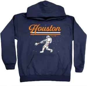 Xtreme Apparrel Crush City - Houston Space Astronaut Kid's Hoodie for Baseball Fans