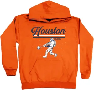 Xtreme Apparrel Crush City - Houston Space Astronaut Kid's Hoodie for Baseball Fans