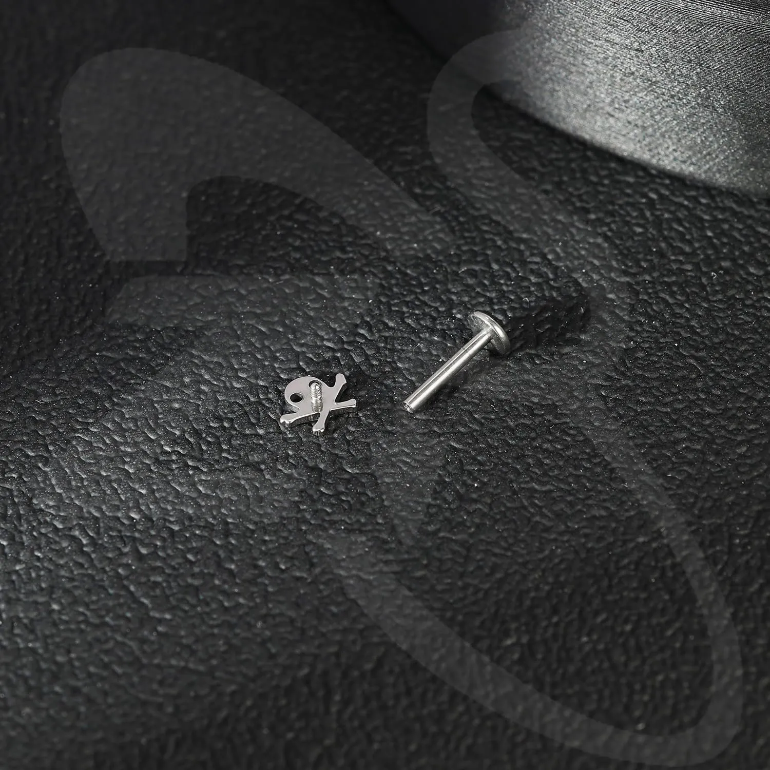 ZS ASTM F136 Titanium 16G 8mm Piercing Jewelry for Conch, Tragus, Helix, Lip, Labret, Earlobe - Hypoallergenic Internally Threaded Flat Back Cartilage Stud Earring