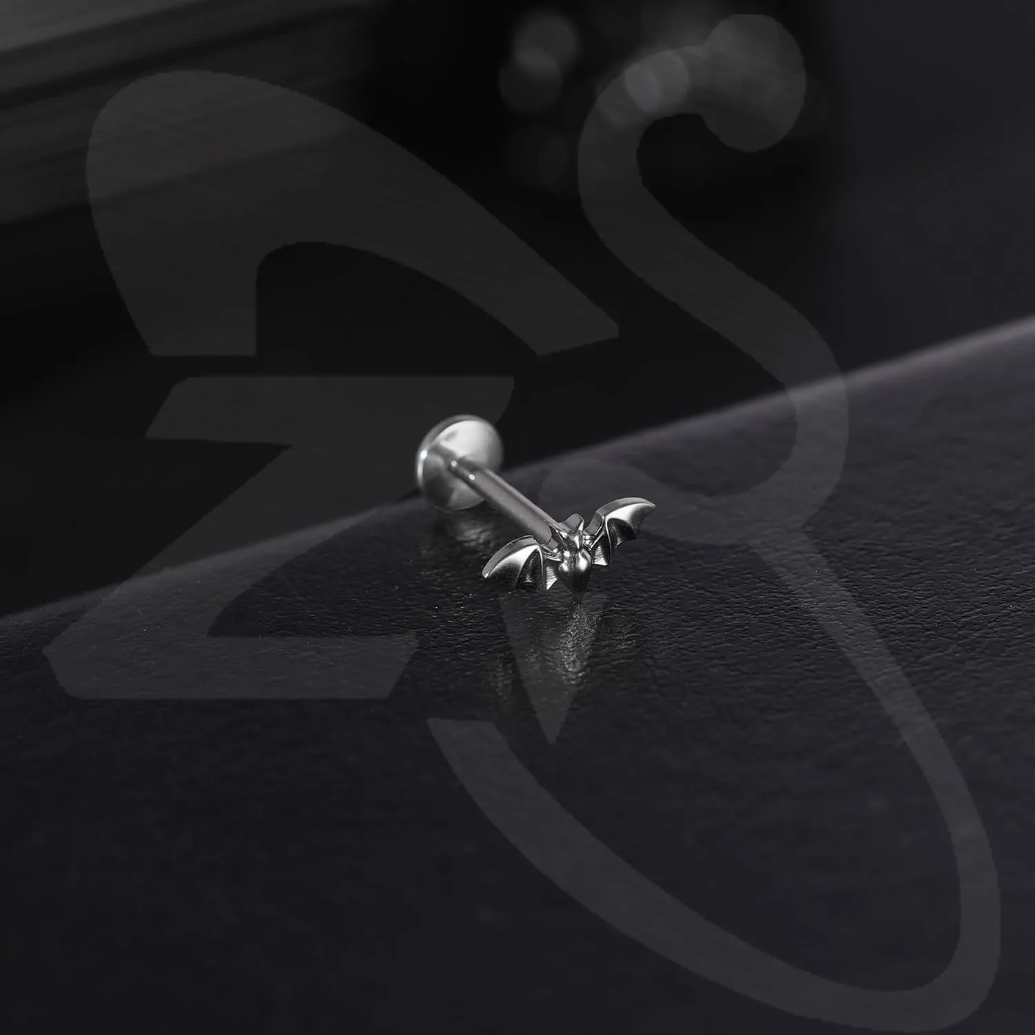 ZS ASTM F136 Titanium 16G 8mm Piercing Jewelry for Conch, Tragus, Helix, Lip, Labret, Earlobe - Hypoallergenic Internally Threaded Flat Back Cartilage Stud Earring