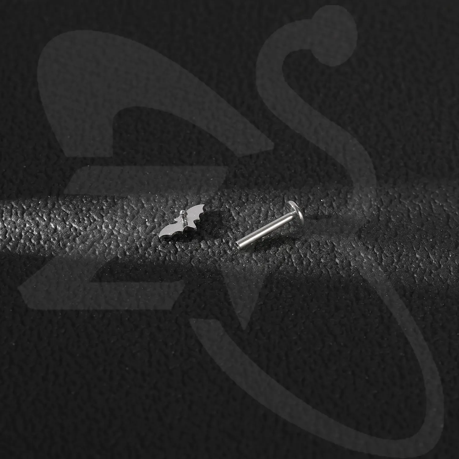 ZS ASTM F136 Titanium 16G 8mm Piercing Jewelry for Conch, Tragus, Helix, Lip, Labret, Earlobe - Hypoallergenic Internally Threaded Flat Back Cartilage Stud Earring